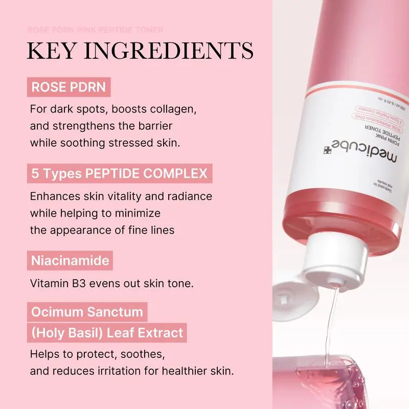 [medicube Official] Affordable Glass Glow Skincare Set | Includes 8 TOP-SELLING products for Gentle Skin Renewal