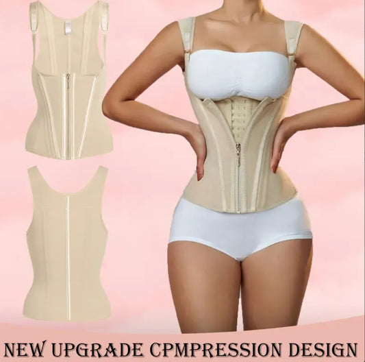 Waist Shapewear for Women Tummy Control Girdle Workout Shapewear with Adjustable Shoulder Strap