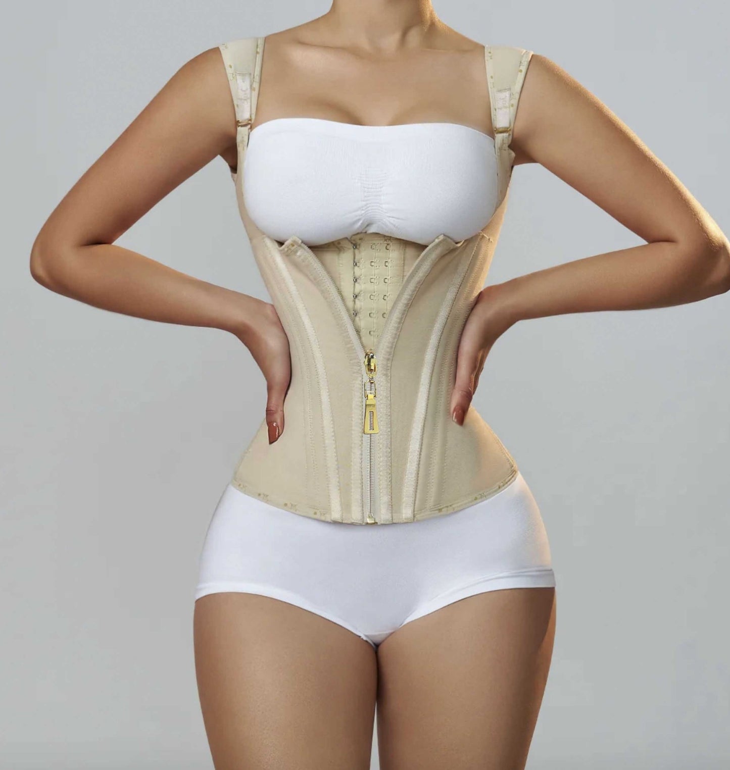 Waist Shapewear for Women Tummy Control Girdle Workout Shapewear with Adjustable Shoulder Strap